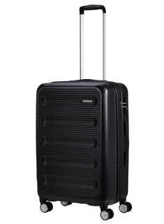 Walizka średnia poszerzana American Tourister Astrobeam - storm black