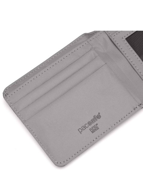 Portfel antykradzieżowy Pacsafe RFIDsafe Bifold Wallet - stone