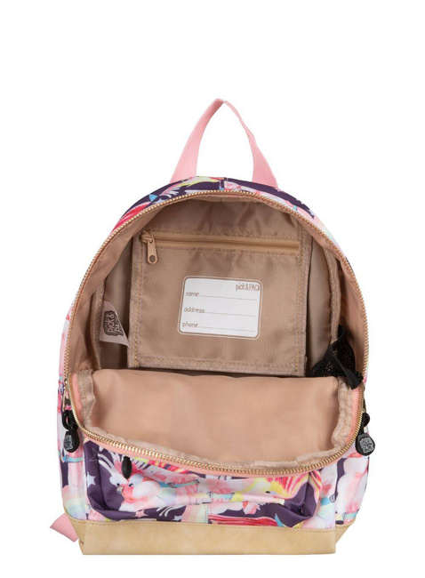 Plecak dziecięcy Pick & Pack Unicorn Birds S - purple rain