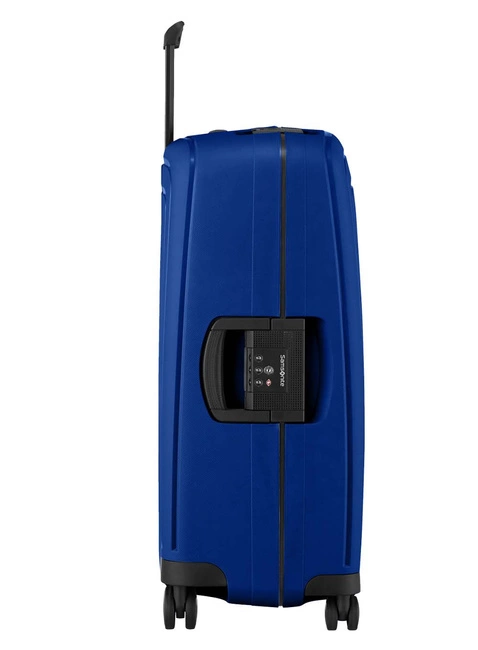 Walizka średnia twarda Samsonite S'Cure - cool blue / black