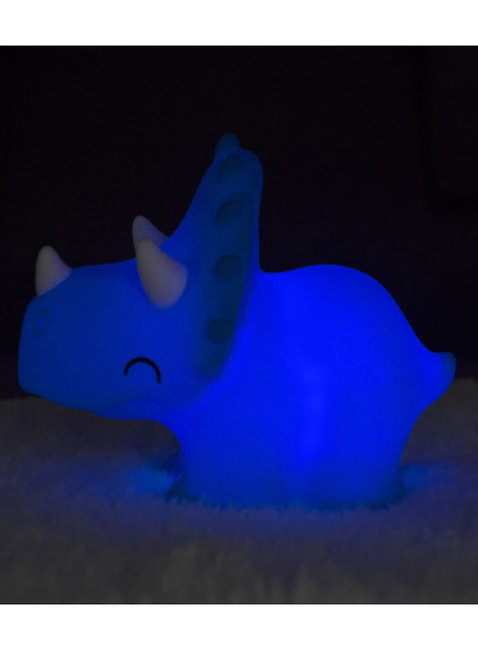 Silikonowa lampka nocna na baterie Dhink Triceratops 
