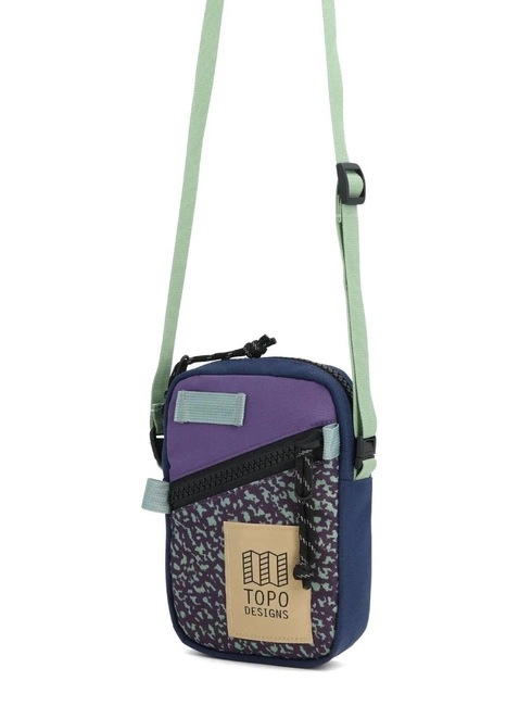 Saszetka na ramię Topo Designs Mini Shoulder Bag - loganberry / crackle