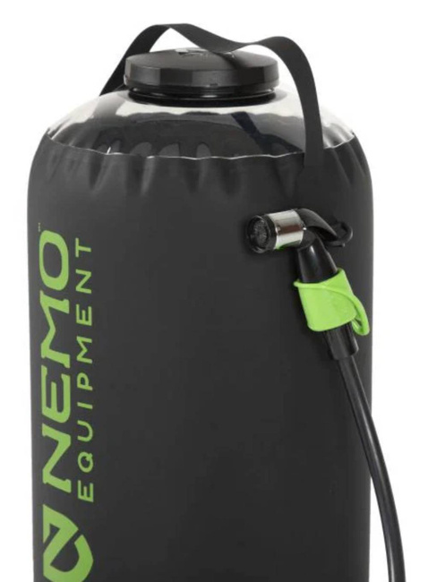 Prysznic turystyczny Nemo Helio LX Pressure Shower - fortress / black