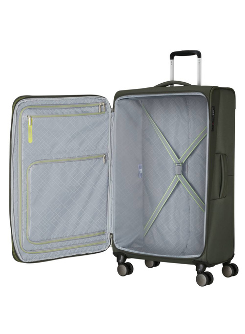 Walizka duża American Tourister Wanderlite L EXP - dark khaki