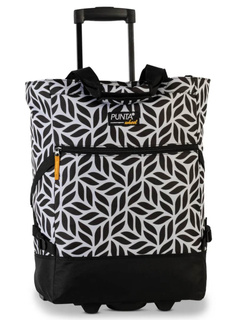 Torba na kółkach / wózek Punta Wheel Print - white