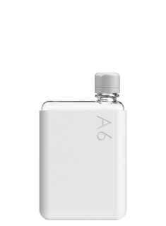 Wielorazowa butelka na wodę Memobottle Original A6 375 ml - cool grey