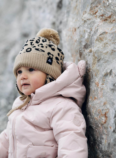 Czapka zimowa dziecięca Eisbar Lilie Ear Pompon Kids - light brown