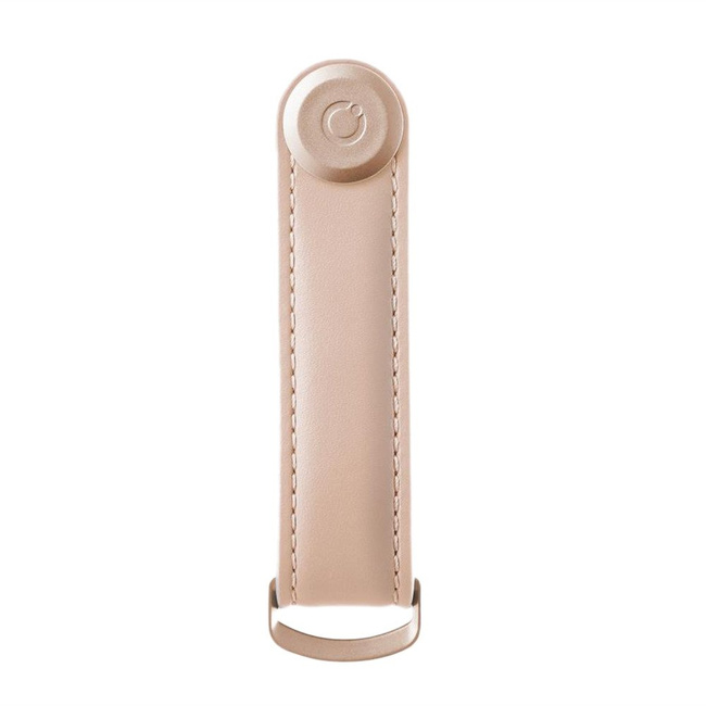 Skórzane etui organizer na klucze Orbitkey Leather - blush / blush