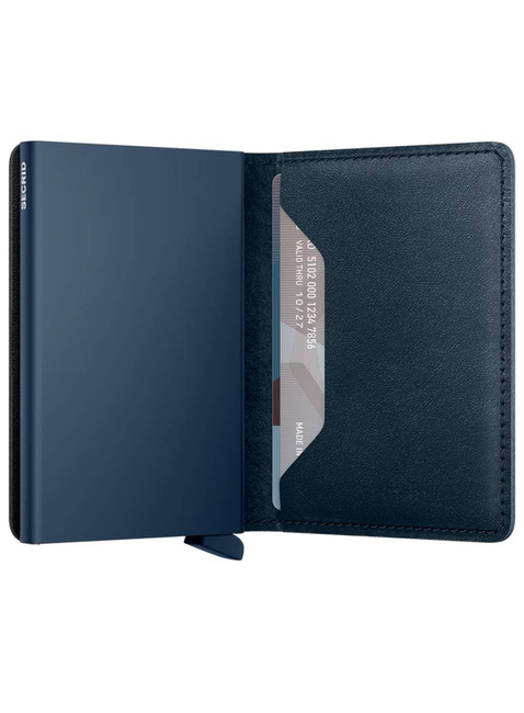 Mały portfel RFID Slimwallet Secrid Original - navy / navy