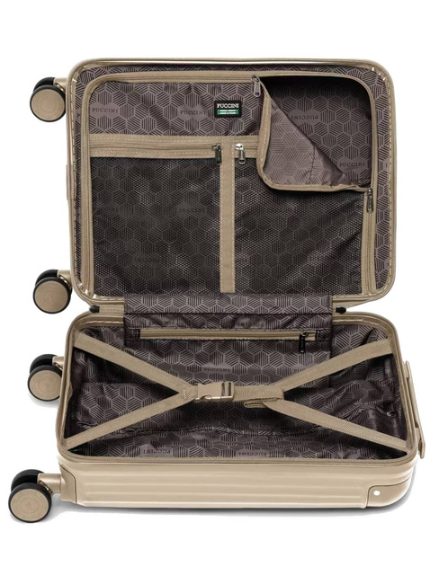 Walizka kabinowa Puccini Dallas - szampański