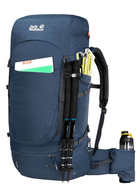 Plecak trekkingowy Jack Wolfskin Highland Trail 45+5 WOMEN - beaujolais
