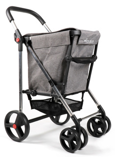 Wózek na zakupy składany Rolser Basket Tweed - grey