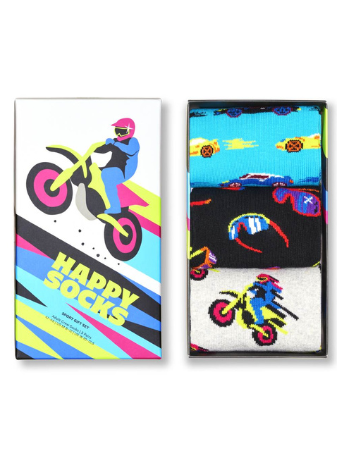 Skarpety 3 pary Happy Socks 3-Pack Gift Set - fast sports