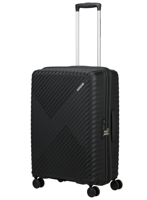 Walizka średnia American Tourister Diablast EXP - black code