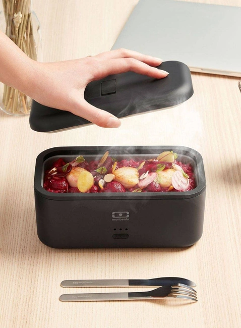Lunchbox podgrzewający Monbento MB Warmer - black onyx
