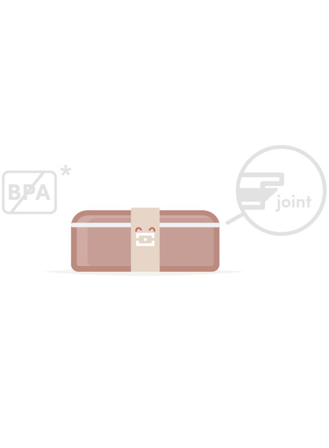 Lunchbox dziecięcy + sztućce Monbento MB Foodie - cinnamon / fox
