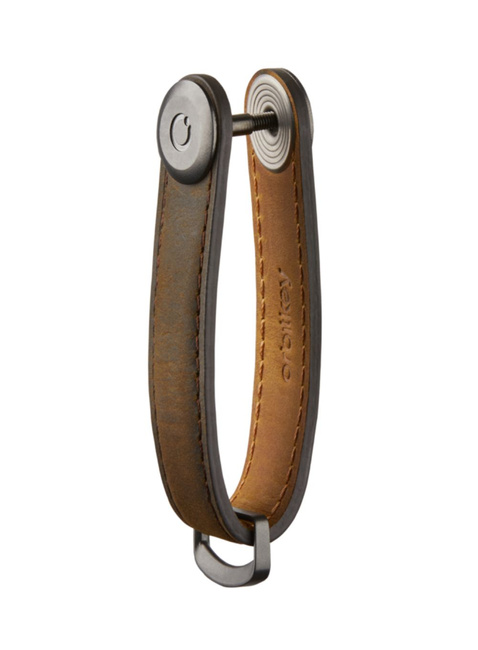 Skórzane etui na klucze Orbitkey Key Organiser Crazy Horse - oak brown / brown