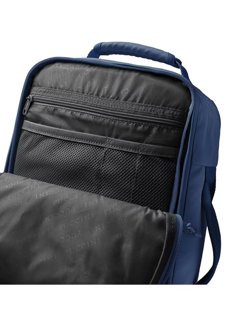 Plecak podróżny kabinowy Puccini Jetzy - granatowy