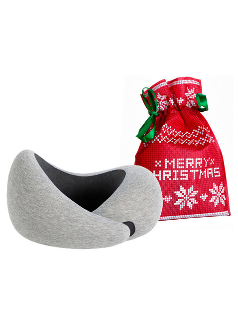 Zestaw prezentowy Poduszka podróżna Ostrichpillow GO + woreczek świąteczny