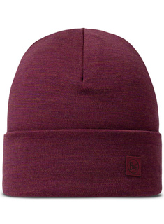 Czapka Buff Merino Heavyweight Beanie - solid tibetan red