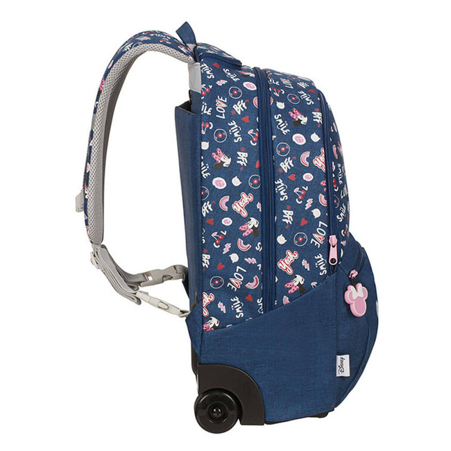 Plecak na kółkach dla dziewczynki Samsonite Color Funtime Disney School Trolley - Minnie doodles