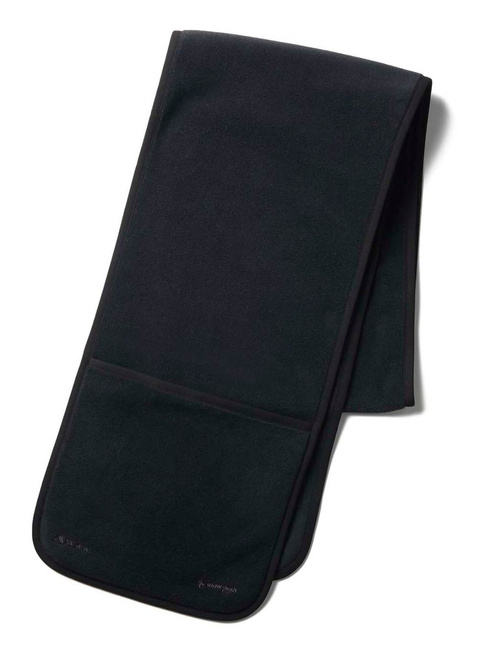 Szalik Snow Peak Water-Repellent Fleece Stole - black