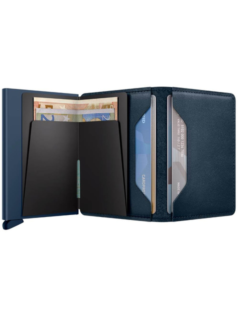 Mały portfel RFID Slimwallet Secrid Original - navy / navy