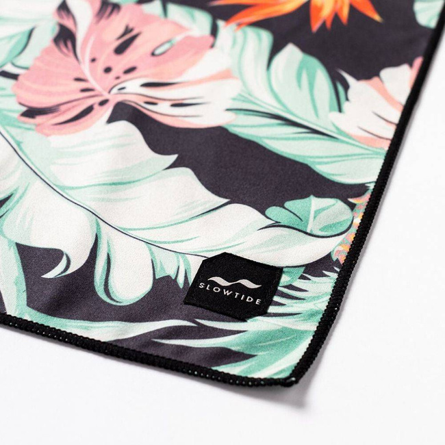 Ręcznik na fitness Makai FT Microfibre Slowtide - black