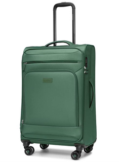 Walizka średnia Puccini Kos - zielony