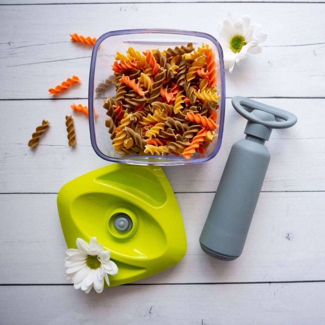 Pojemnik próżniowy na żywność Dafi SeeYoo 1,3 l - grafitowy