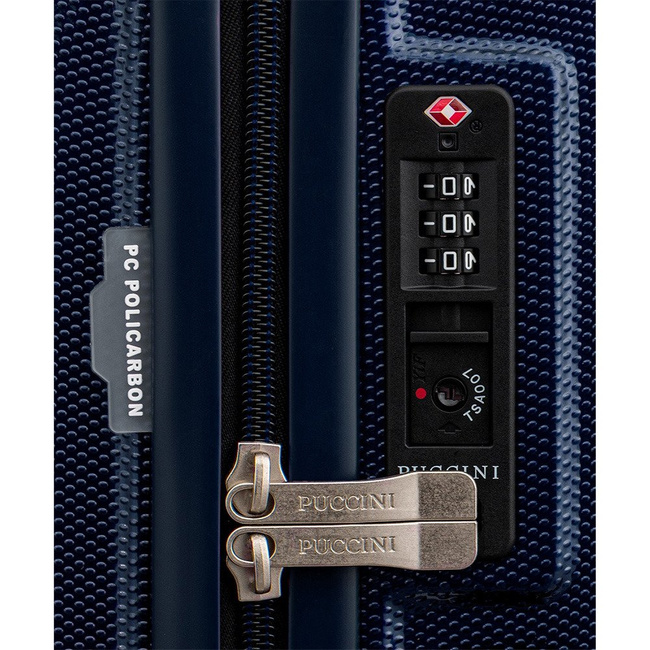 Walizka mała Puccini Voyager - pearl blue