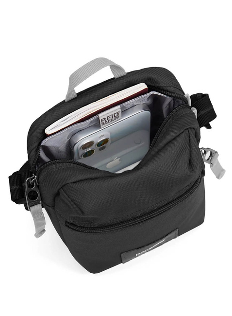 Torebka antykradzieżowa Pacsafe GO Micro Crossbody - jet black