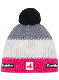 Czapka zimowa Eisbar Star Pompon Ski Austria Hat - heather pink / white / heather grey