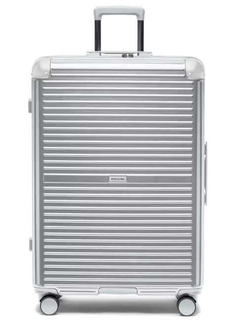 Walizka duża Puccini Dallas - srebrny