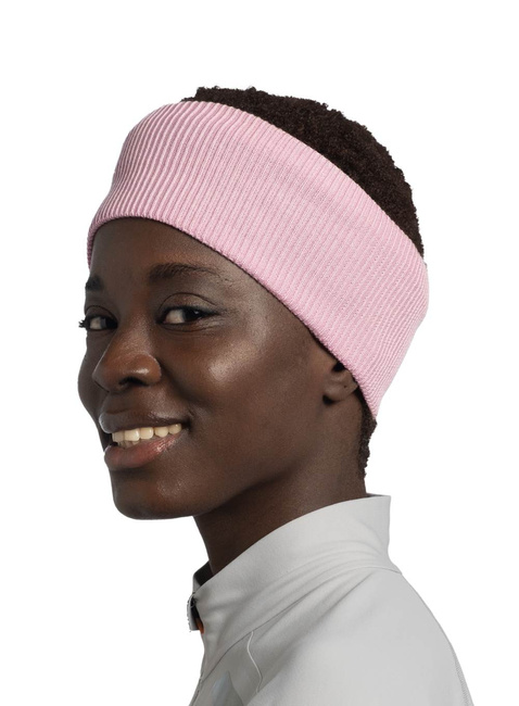 Opaska na głowę Buff CrossKnit Headband - solid camelia
