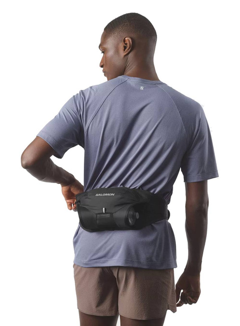 Pas sportowy z bidonem Salomon Cross Belt 1 Bottle - black