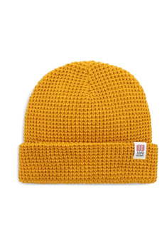 Czapka dzininowa Topo Designs Waffle Knit Beanie - mustard