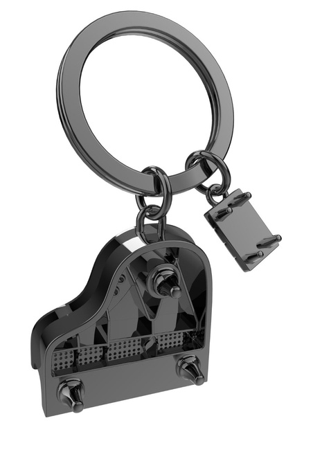 Brelok do kluczy torebki Metalmorphose - fortepian i ława