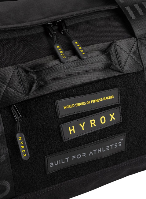 Plecak sportowy torba Built For Athletes Hyrox x BFA Backpack 60 l - black / yellow