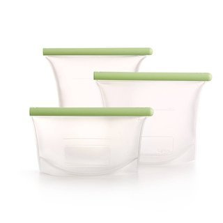 Wielorazowe woreczki na żywność Lekue Reusable Silikone Bags - green
