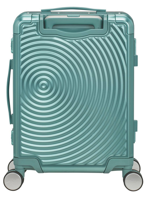 Walizka mała American Tourister Soundbox Alu - dusty turquoise