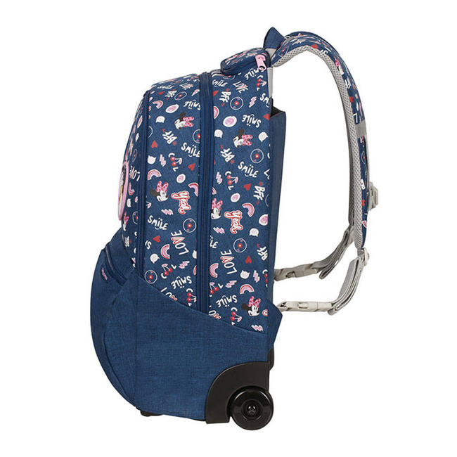 Plecak na kółkach dla dziewczynki Samsonite Color Funtime Disney School Trolley - Minnie doodles