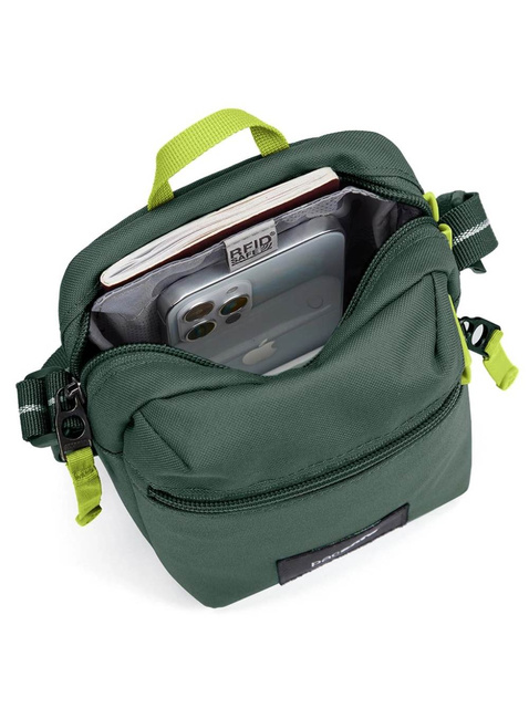 Torebka antykradzieżowa Pacsafe GO Micro Crossbody - spruce green