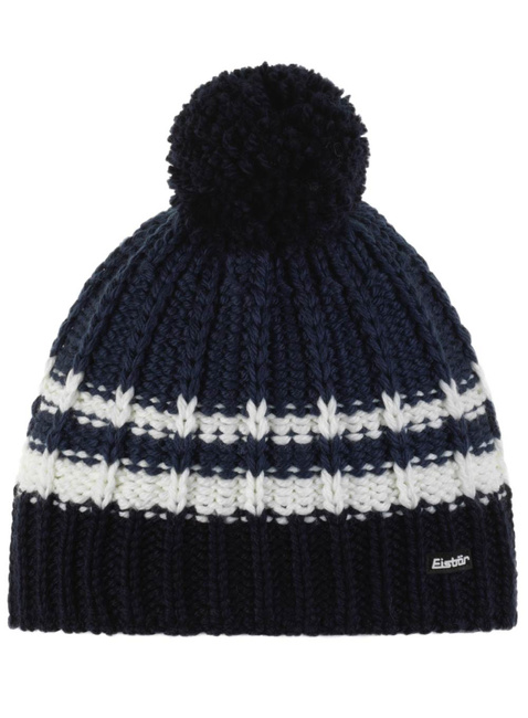 Czapka zimowa Eisbar Kova Pompon - multicolored / dark blue