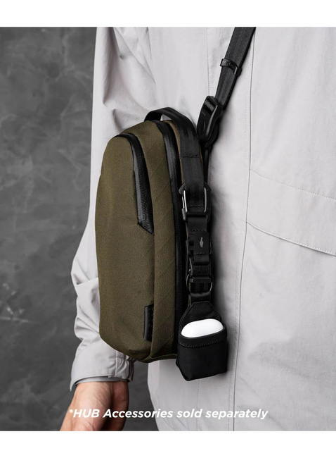 Torba crossbody Alpaka Metro Sling Max Axogrid - army green