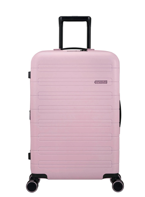 Walizka średnia poszerzana American Tourister Novastream - soft pink