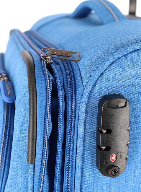 Walizka średnia poszerzana Travelite Boja - blue