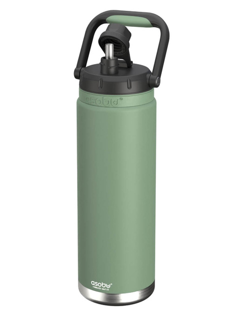 Butelka termiczna ze słomką Asobu Canyon Jug 1,43 l - basil green