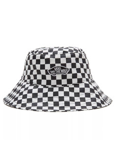  Kapelusz na lato Vans Level Up - black / white checkerboard