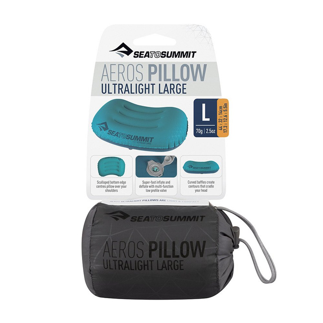 Poduszka Sea to Summit Aeros Ultralight Pillow Large - grey